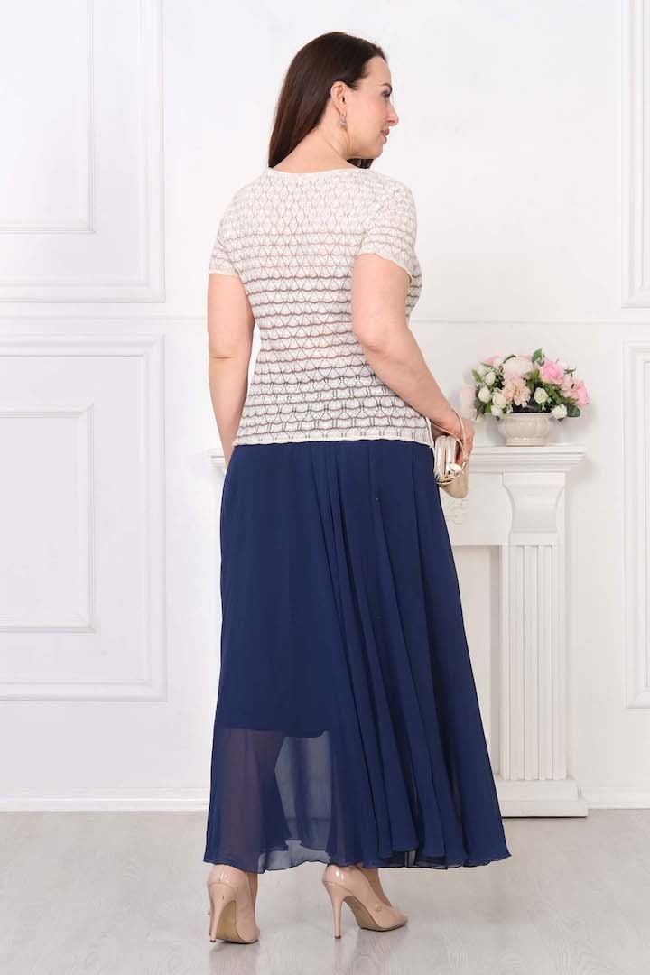 Фото товара 19297, бежевый джемпер из хлопка